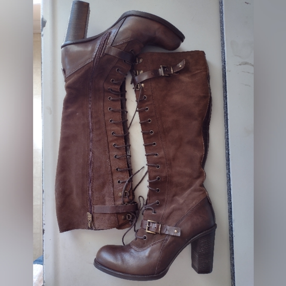 Alberto Fermani Brown Lace Up Boots - Picture 16 of 16